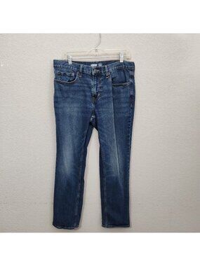 Old Navy Jeans Built-In Flex Straight Leg Medium Wash Denim Mens Size 33x29